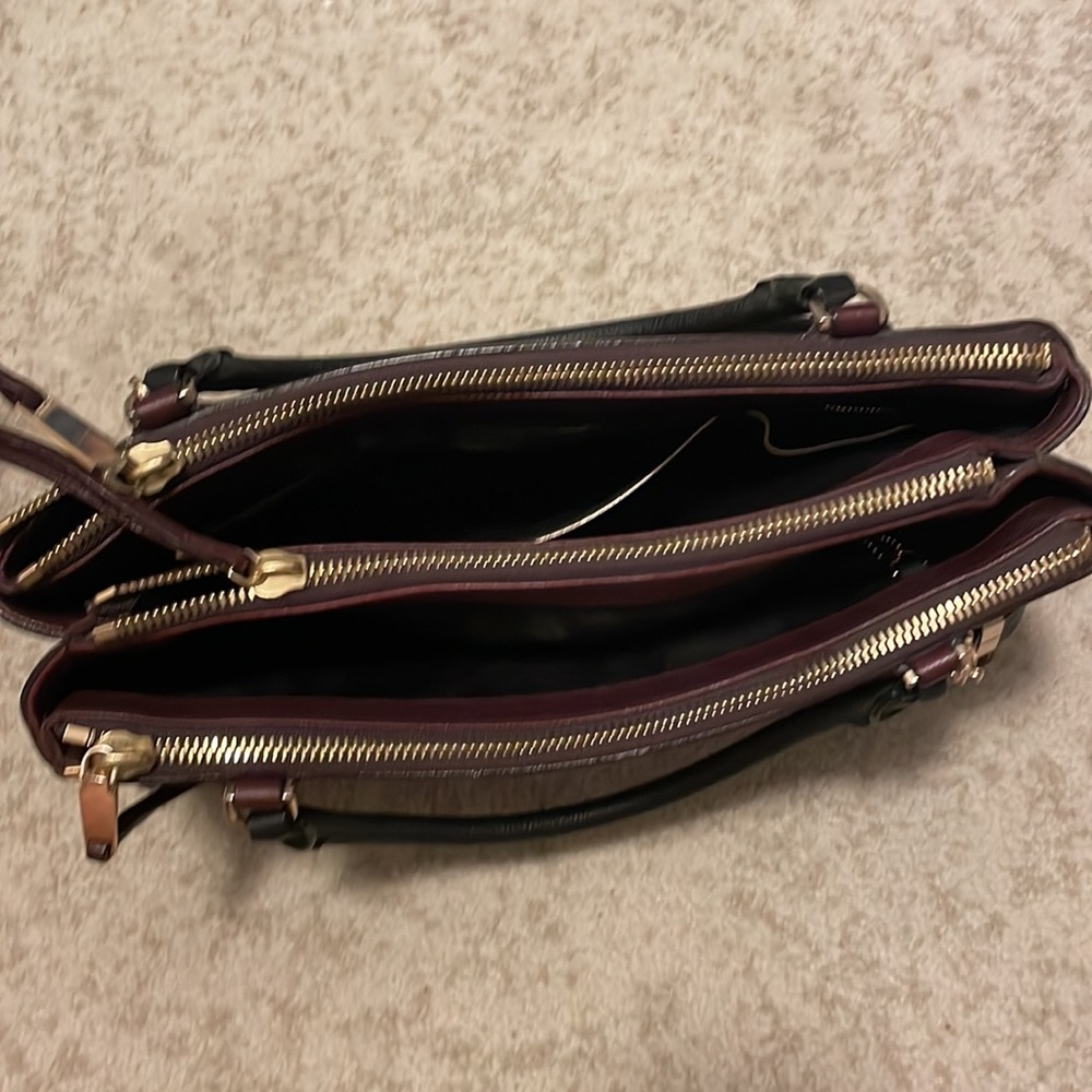 Coach burgundy Borough Bag - Picture 7 of 9